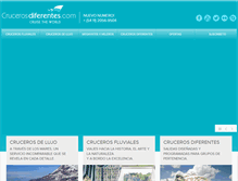 Tablet Screenshot of crucerosdiferentes.com
